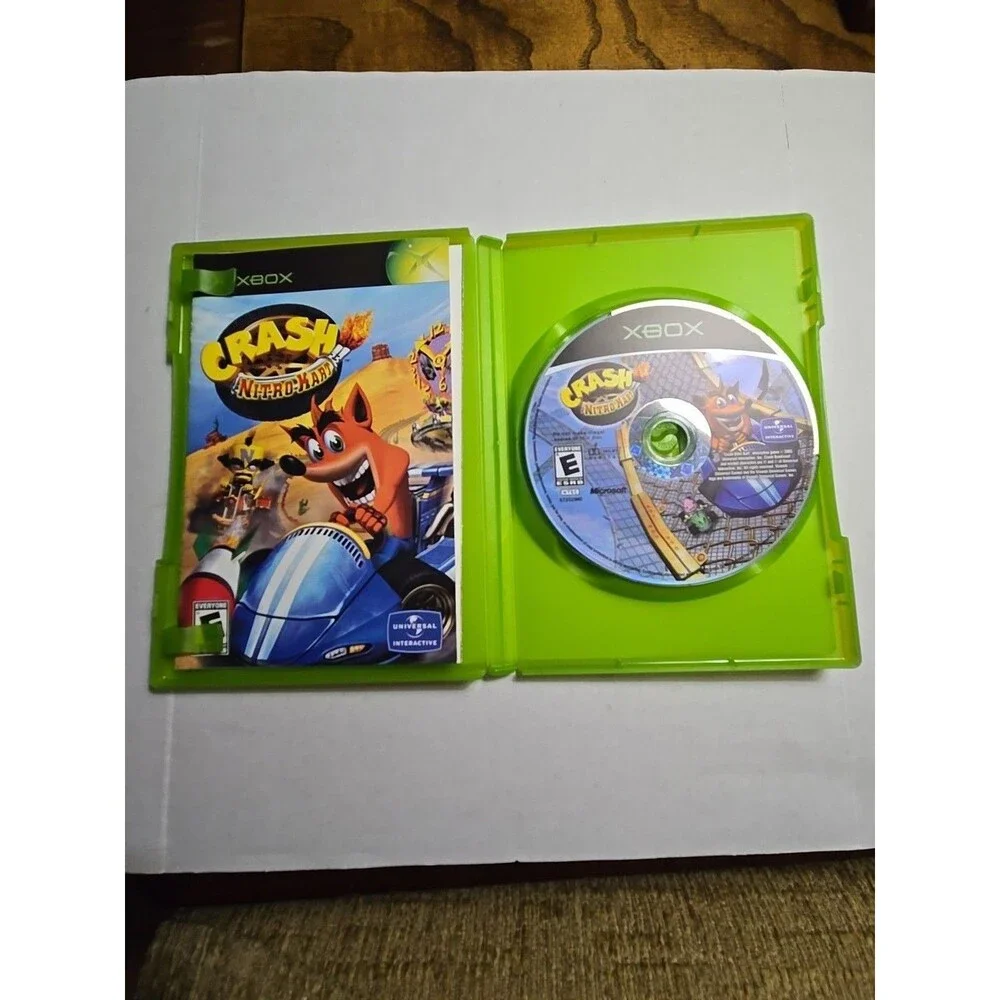Crash Nitro Kart Crash Bandicoot (Original Xbox) CIB COMPLETE & TESTED
